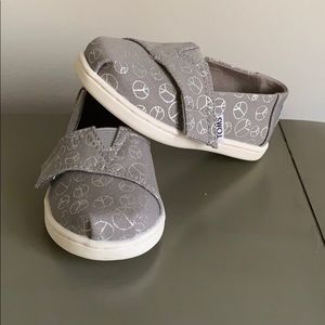 Dark Grey Foil Alpargata Tiny